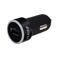 Kensington Leitz 62210095 mobile device charger Mobile phone, MP3, Smartphone, Tablet Black Cigar lighter Auto