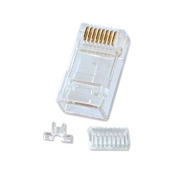 Lindy Unshielded RJ-45 Male Connector, 8 Pin CAT6, Pack of 10