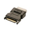 Lindy SATA Power Adapter 15-pin SATA 5.25" Molex Black