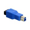 Lindy 71274 cable gender changer USB B USB A Blue
