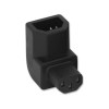Lindy Right Angled IEC Adapter, Down
