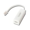 Lindy 0.25m RJ-45/BT networking cable White