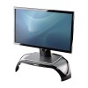 Fellowes Computer Monitor Stand with 3 Height Adjustments - Smart Suites Monitor Riser - Ergonomic Adjustable Monitor Stand for Computers - Max Weight 10KG/Max Size 21" - Black