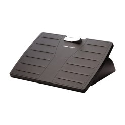 Fellowes Foot Rest Under Desk - Office Suites Under Desk Foot Rest Ergonomic Foot Rest with 3 Height Adjustable Positions & Antibacterial Technology - Foot Rest Stool for Office & Home - Black