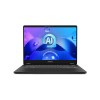 MSI Prestige 14 AI Evo Intel Core Ultra 7 155H Laptop 35.6 cm (14") Full HD+ 16 GB DDR5-SDRAM 1 TB SSD Wi-Fi 7 (802.11be) Windows 11 Pro Grey