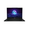 MSI Stealth 18 AI Studio A1VIG-001UK laptop Intel Core Ultra 9 185H 45.7 cm (18") UHD+ 64 GB DDR5-SDRAM 2 TB SSD NVIDIA GeForce RTX 4090 Wi-Fi 7 (802.11be) Windows 11 Pro Black