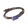 APC KVM USB Cable - 25 ft (7.6 m) KVM cable Black