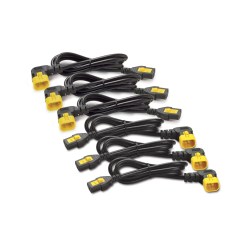 APC Power Cord Kit (6 ea), Locking, C13 TO C14 (90 Degree), 0.6m