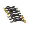 APC Power Cord Kit (6 ea), Locking, C13 to C14 (90 Degree), 1.8m
