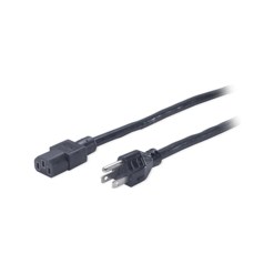 APC PWR C13 / 5-15P, 2.4 m Black 2.44 m C13 coupler NEMA 5-15P