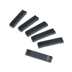 APC NetShelter Cable Management, Vertical Cable Manager, Cable Retainer, for NetShelter SX 750mm W, Set of 6, 109 x 13 x 23 mm