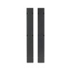 APC NetShelter Cable Management, Vertical Cable Manager, Hinged Covers, for NetShelter SX 750mm W 45U, Set of 2, 109 x 1981 x 13 mm