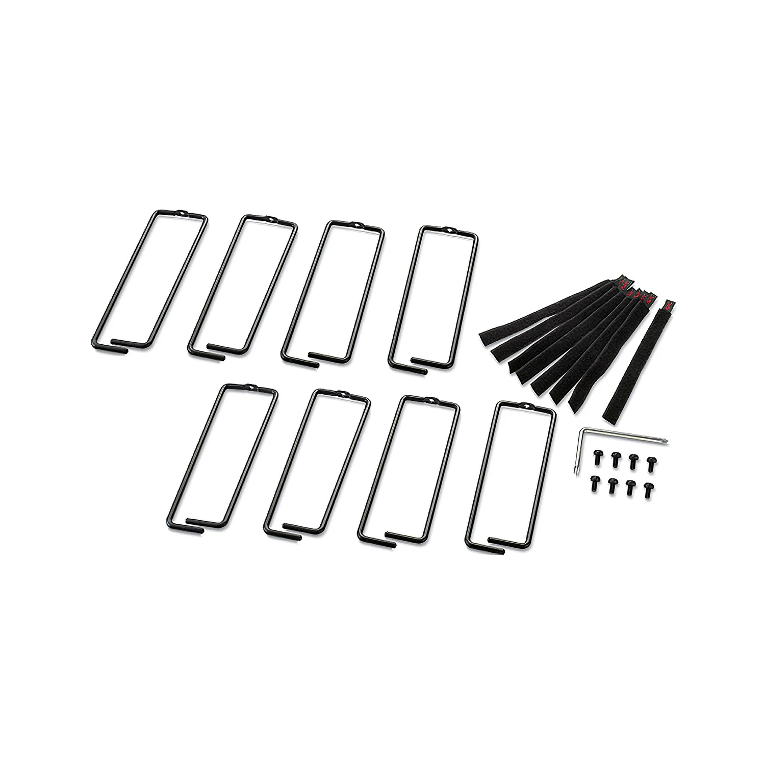 APC NetShelter Cable Management, Vertical Cable Manager, Rings, for NetShelter 750 and 800mm W Enclosures, Set of 8, 76 x 19 x 203 mm