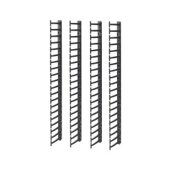 APC NetShelter Cable Management, Vertical Cable Manager, for NetShelter SX Networking Enclosure, Set of 4, 25 x 1778 x 163 mm