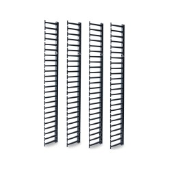 APC NetShelter Cable Management, Vertical Cable Manager, for NetShelter SX Networking Racks 48U, Set of 4, 250 x 2045 x 170 mm