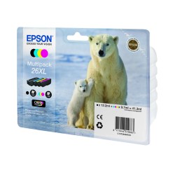 Epson Polar bear Multipack 4-colours 26XL Claria Premium Ink