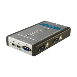 D-Link DKVM-4U KVM switch Grey, Silver