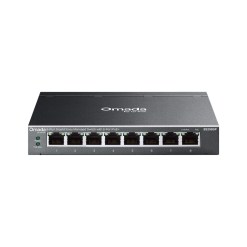 Tplink TP-Link Omada ES208GP network switch Managed L2 Gigabit Ethernet (10/100/1000) Power over Ethernet (PoE) DIN rail Black