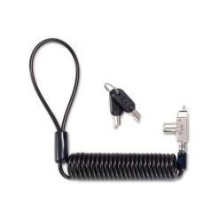 Kensington Slim N17 2.0 Portable Keyed Laptop Lock for Wedge-Shaped Slots - Master Keyed