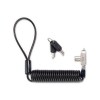 Kensington Slim N17 2.0 Portable Keyed Laptop Lock for Wedge-Shaped Slots - Supervisor Keyed