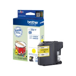 Brother LC22UY ink cartridge 1 pc(s) Original High (XL) Yield Yellow