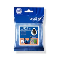 Brother LC521BK Genuine Ink Cartridge - Black