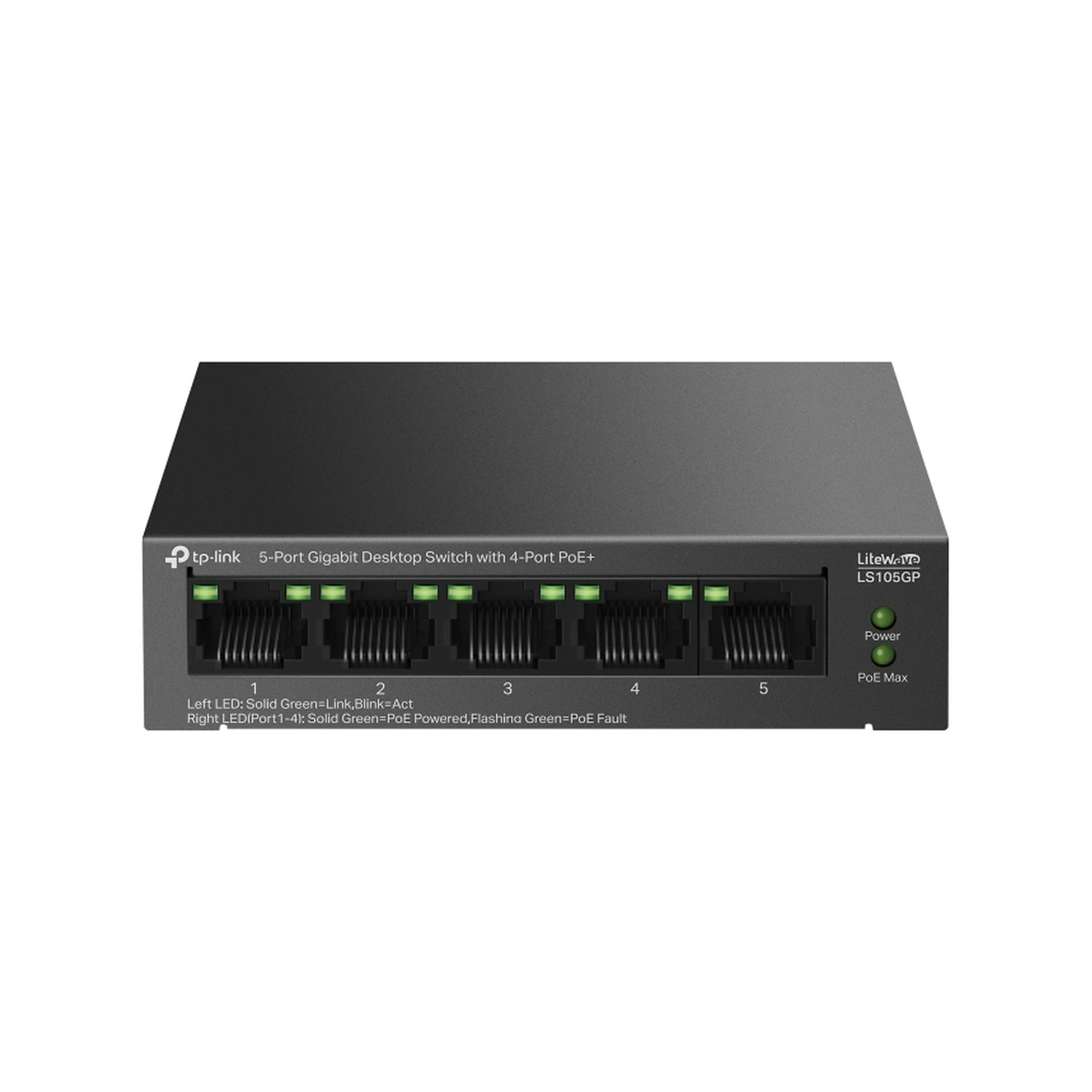 Tplink TP-Link LiteWave 5-Port Gigabit Desktop Switch with 4-Port PoE+