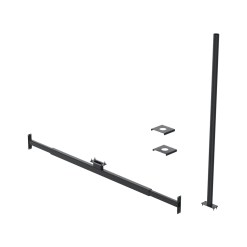 Ergonomic Solutions Ltd Ergonomic Solutions SpacePole Digital Signage Indoor adjustable window mount (1310 mm to 1950mm)