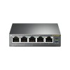 Tplink TP-Link TL-SF1005P network switch Unmanaged Fast Ethernet (10/100) Power over Ethernet (PoE) Black