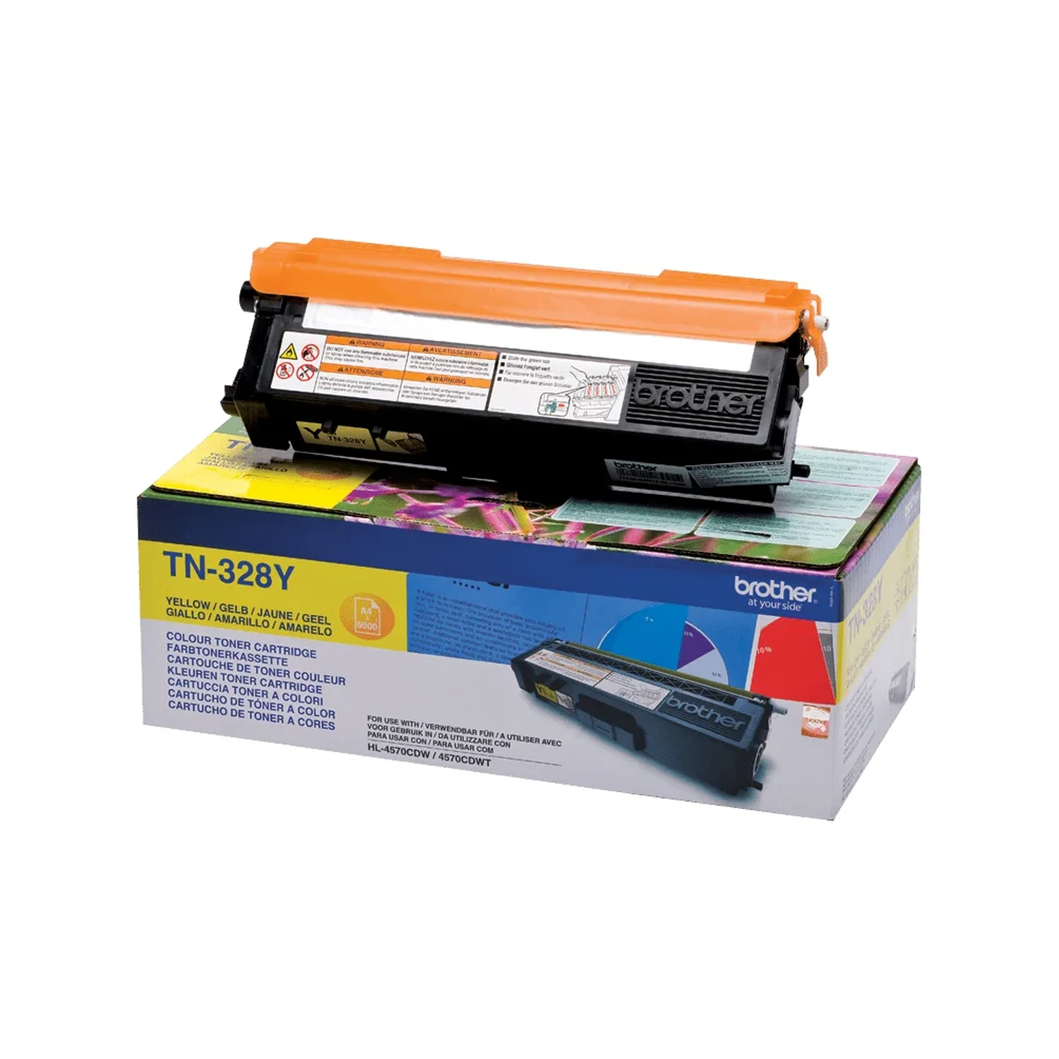Brother TN-328Y toner cartridge 1 pc(s) Original Yellow