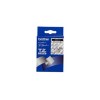 Brother Gloss Laminated Labelling Tape - 12mm, White/Clear label-making tape TZ