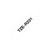 Brother TZE-R231 label-making tape Black on white