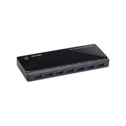 Tplink TP-Link UH720 interface hub USB 3.2 Gen 1 (3.1 Gen 1) Micro-B 5000 Mbit/s Black