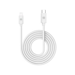 Celly USBLIGHTTYPECWH mobile phone cable White 1 m USB C Lightning