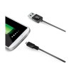 Celly 2.0m USB A - Micro USB B USB cable 2 m Micro-USB B Black