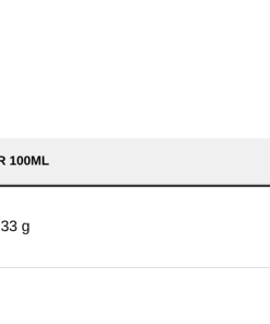 Nutrition table for MCT Oil, Pure Liquid - 473 ml.