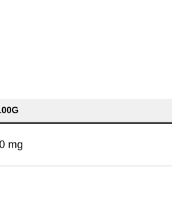 Nutrition table for High Absorption Magnesium, Powder - 200 grams