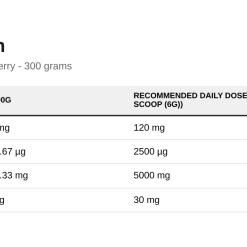 Allnutrition AllDeynn Collarose, Raspberry Wild Strawberry - 300 grams - image 2