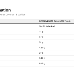 Allnutrition Nutlove White Cookie, Caramel Peanut Coconut - 8 cookies - image 2