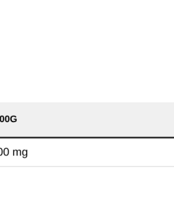 Nutrition table for D-Aspartic Acid, 3000mg - 300 grams