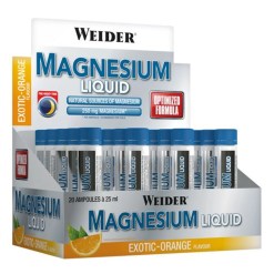 Weider Magnesium Liquid, Exotic-Orange - 20 x 25 ml.