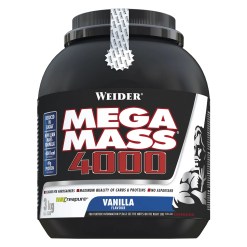 Weider Mega Mass 4000, Strawberry - 3000 grams