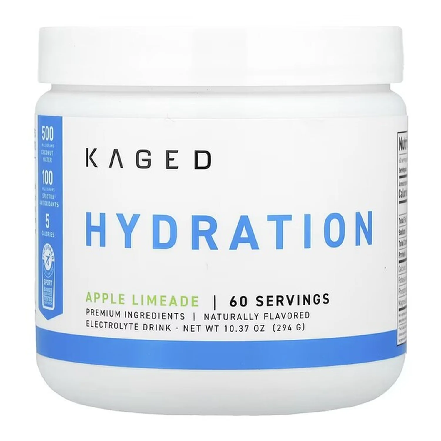 Kaged Muscle Hydration, Apple Limeade - 294 grams