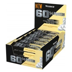 Weider 60% Protein Bar, Vanilla-Caramel - 24 x 45g