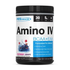 PEScience Amino IV, Raspberry Grape - 390 grams