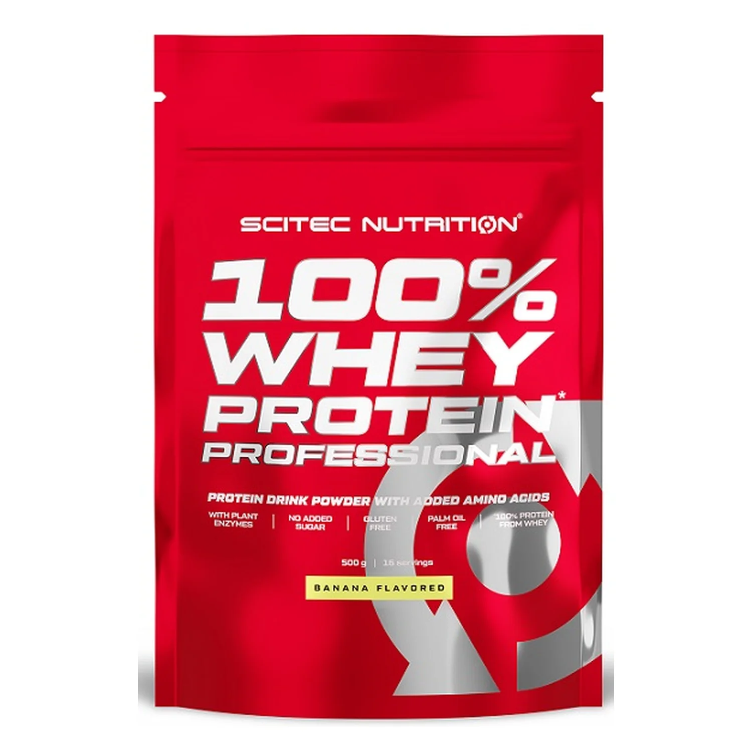 SciTec 100% Whey Protein Professional, Banana - 500 grams