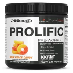 PEScience Prolific, Sour Peach Candy - 280 grams