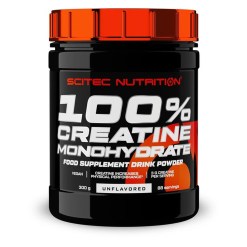 SciTec 100% Creatine Monohydrate, Unflavored - 300 grams