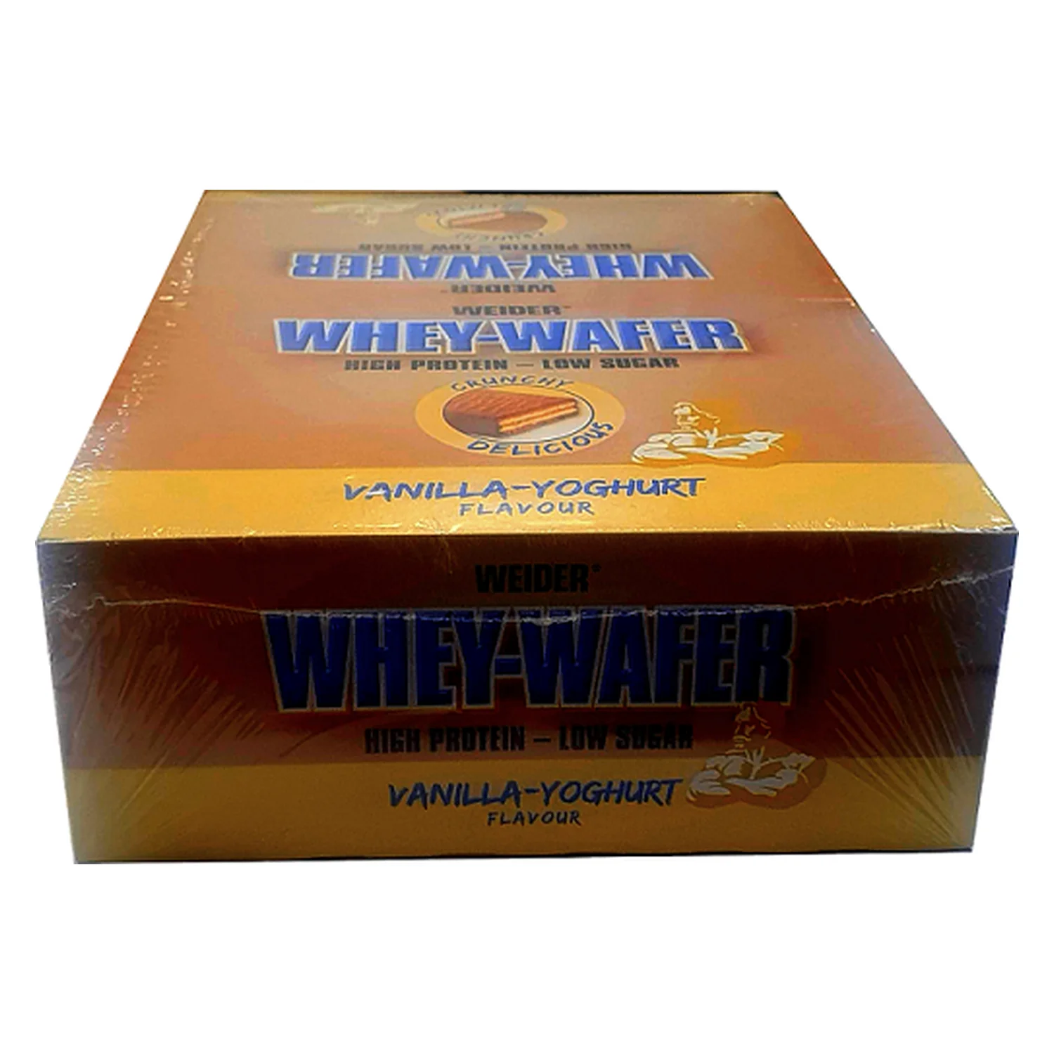 Weider Whey-Wafer, Vanilla Yoghurt - 12 x 35g