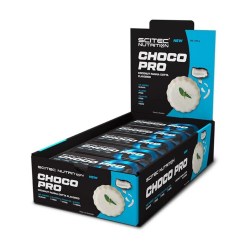 SciTec Choco Pro Bar, Strawberry White Chocolate - 20 x 50g